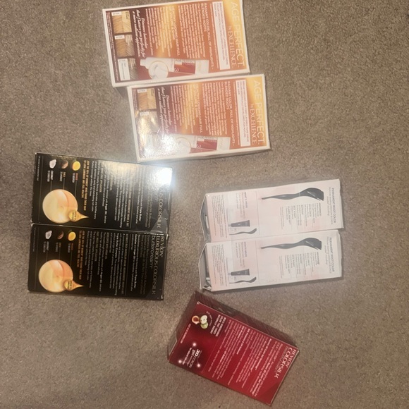 7 permanent Hair Dyes .. (2 root touch-up boxes) perfect blonde - Picture 4 of 6